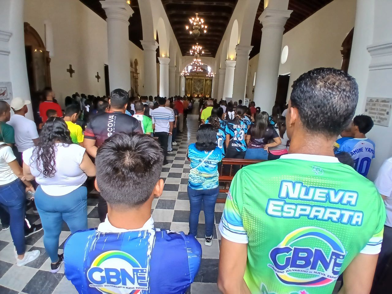 Deportistas de Nueva Esparta elevaron sus oraciones por un 2026 pleno de éxitos