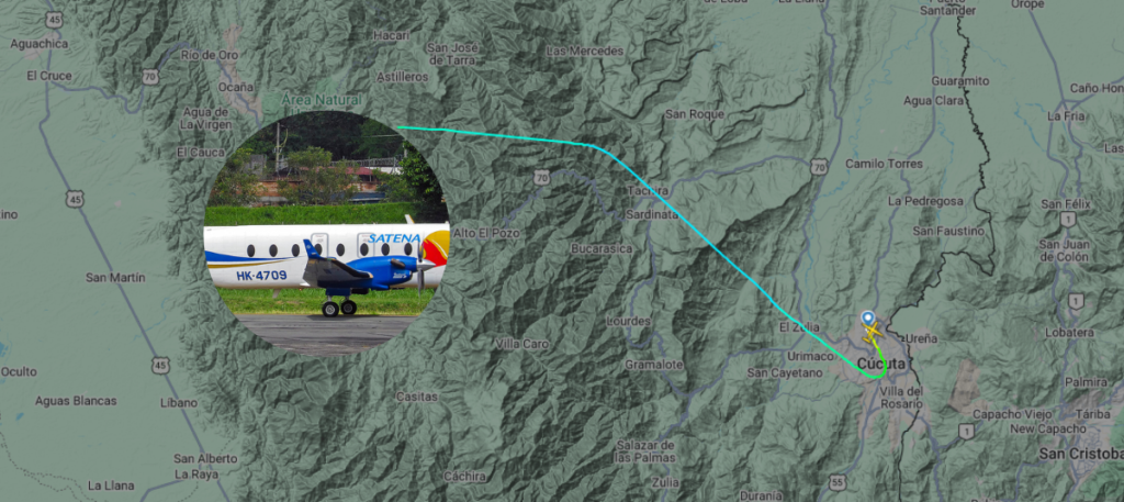 Avión de Satena desapareció con 15 tripulantes en Norte de Santander