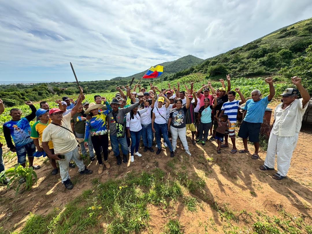 Campesinos y comuneros de Nueva Esparta exigen liberación del Presidente Nicolás Maduro