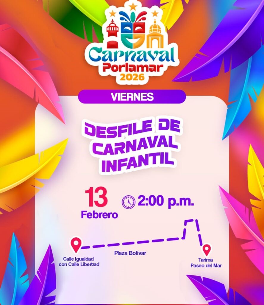 Mariño se viste de gala: Presentan cartelera oficial del "Carnaval Porlamar 2026"