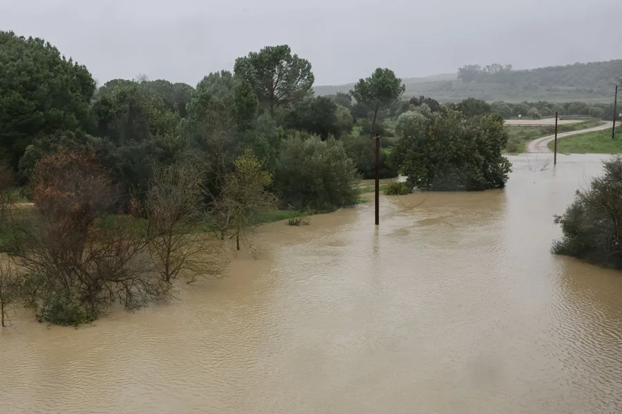 La borrasca Leonardo deja miles de evacuados, carreteras cortadas y un herido en Andalucía