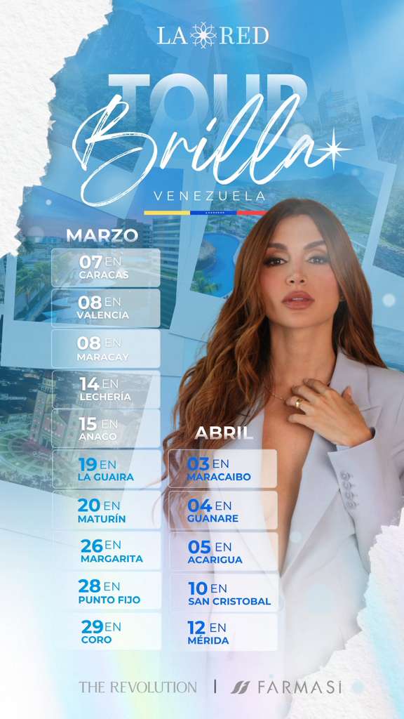 Melany Mille inició su tour “Brilla Venezuela 2026” con el que recorrerá el país