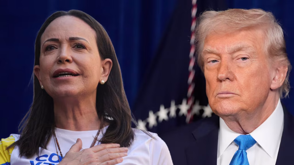 Trump aconsejó a María Corina Machado que no vuelva a Venezuela por ahora, según The New York Times