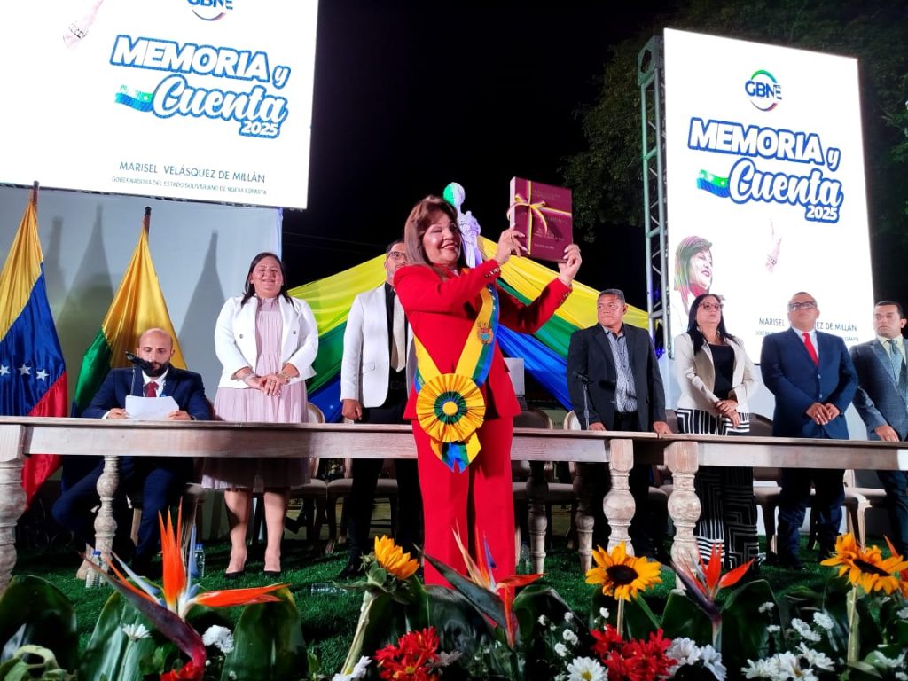 Gobernadora de Nueva Esparta presentó su Memoria y Cuenta 2025 con énfasis en la recuperación integral del estado