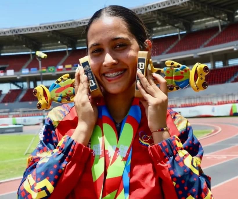 Atletismo neoespartano ganó tres medallas en Juegos Suramericanos de la Juventud