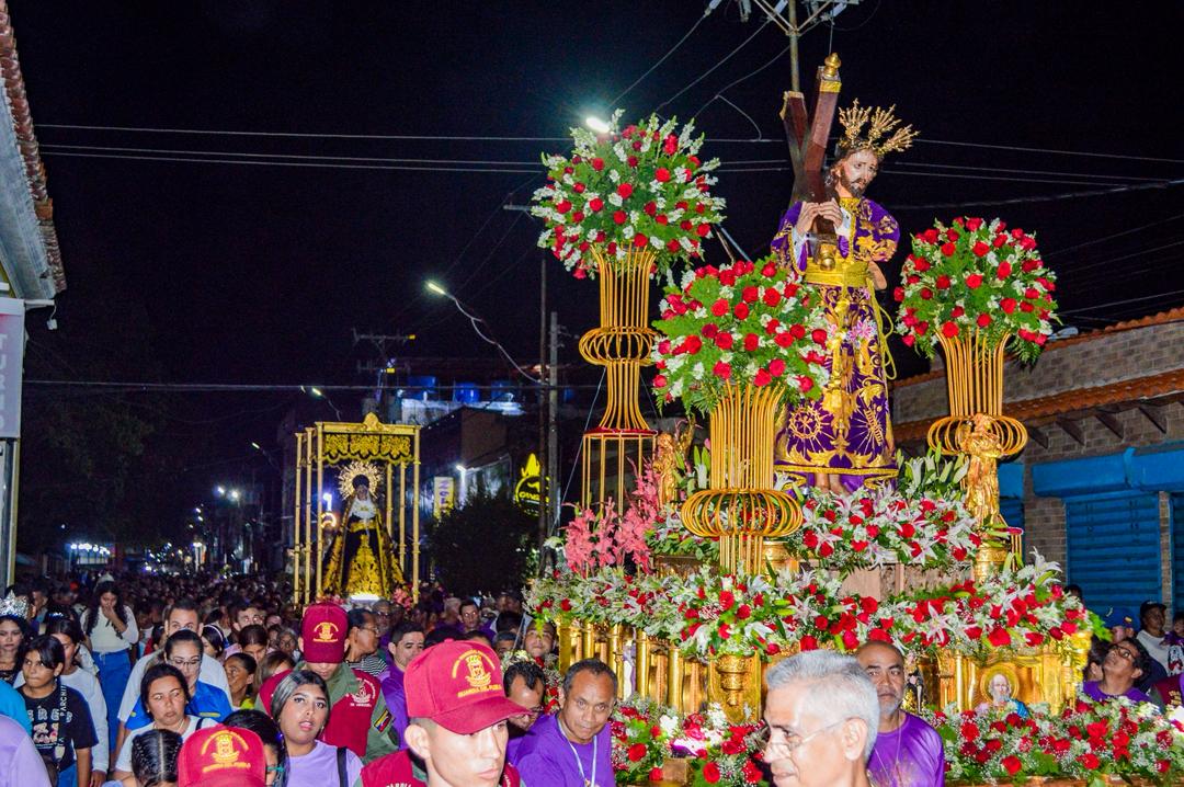 Devoción al Nazareno une a porlamarenses en emotiva jornada de tradición y cultura