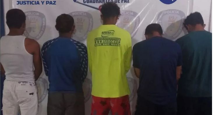 Riña callejera en Gaspar Marcano deja cinco detenidos y varios lesionados