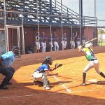Daliannys Villarroel en el cuadro de honor del softbol juvenil nacional