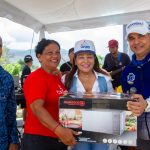 La actividad incluyó bailoterapia, danzas, música y premios, en medio de un ambiente alegre y entusiasta