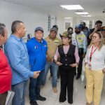 Gobernadora Marisel Velásquez supervisó avances del Hospital Dr. Luis Ortega
