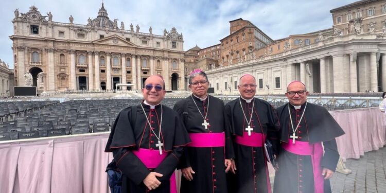 El papa León XIV recibe en audiencia privada a la directiva de la Conferencia Episcopal Venezolana