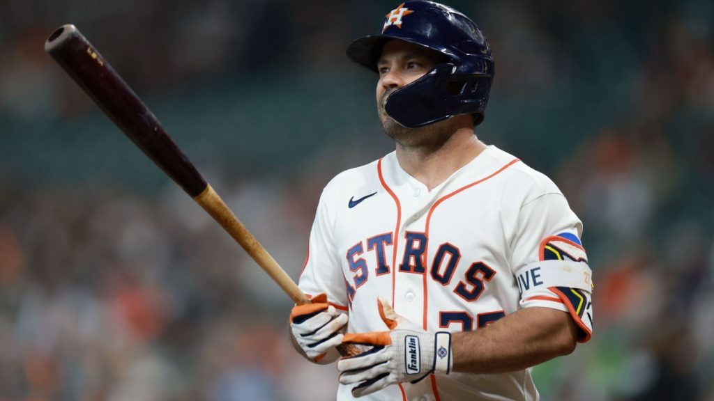 José Altuve en la lista de lesionados de los Astros de Houston