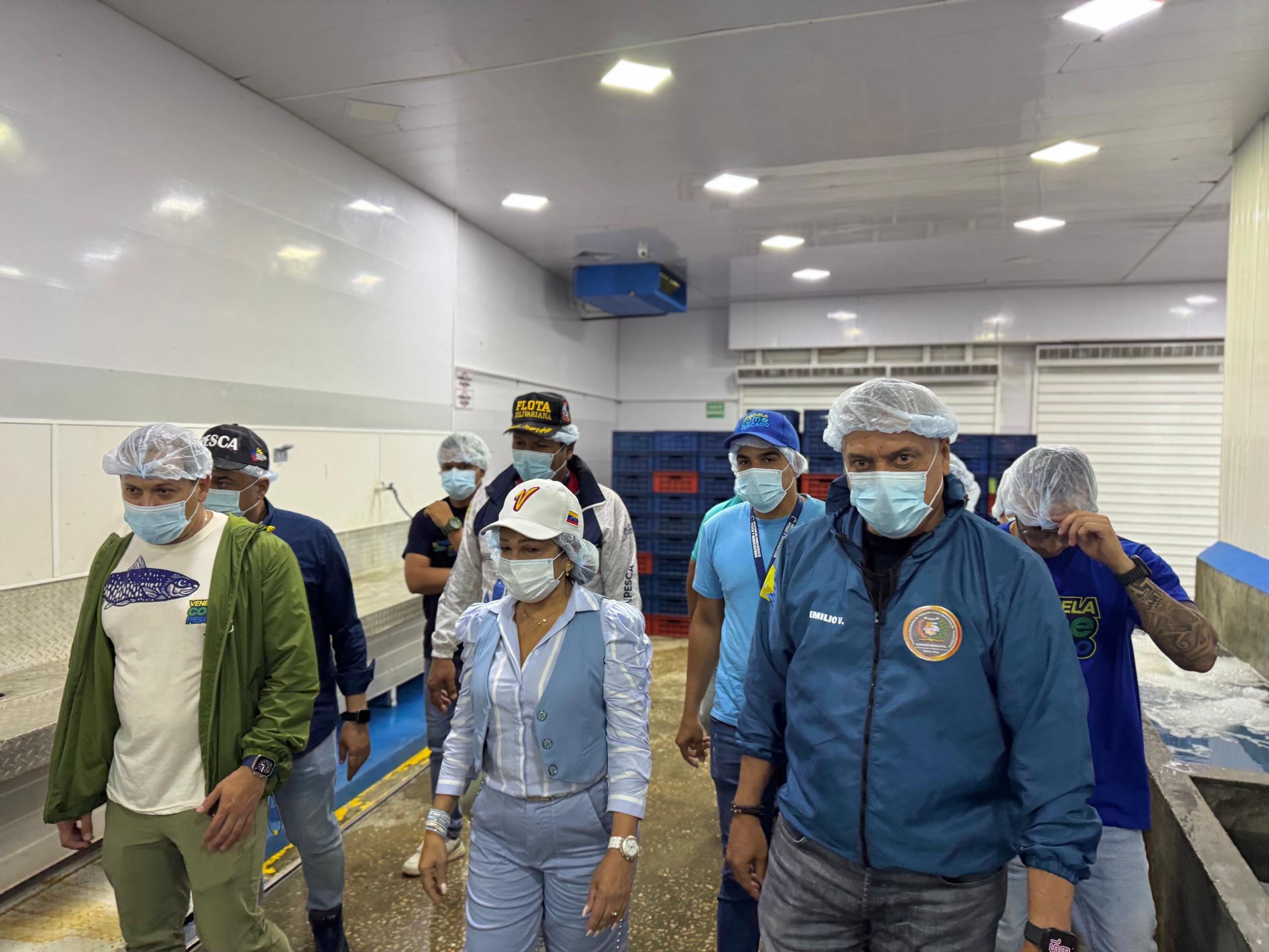 Constatan operatividad de planta Conppa y de otras procesadoras de pescado en Nueva Esparta