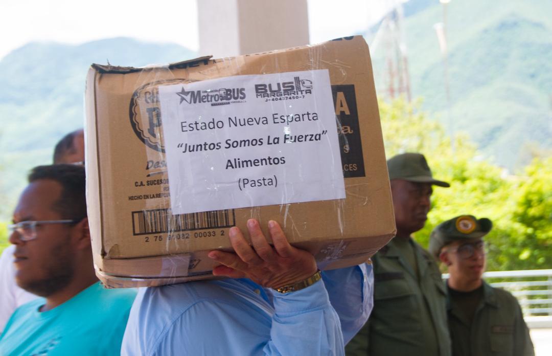 Pueblo pescador de Nueva Esparta moviliza toneladas de alimentos e insumos en solidaridad con afectados por sismos