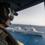 El fuerte despliegue militar norteamericano en la Guaira