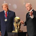 Trump asistirá a la final del Mundial de fútbol y entregará el trofeo junto a Infantino