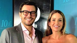 Imágenes de María Alejandra Requena y Luciano D’Alessandro tras regresar al país