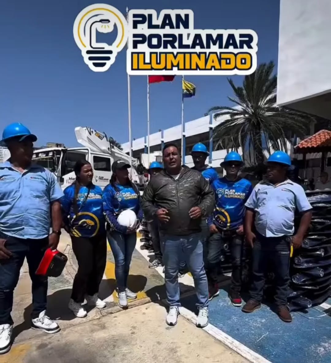 Alcalde Eneas González anuncia incorporación de camión cesta para fortalecer plan “Porlamar Iluminada”