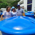 Gobernadora Marisel Velásquez supera los 600 tanques de agua entregados en Nueva Esparta