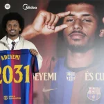 El Barcelona hace oficial el fichaje de Karim Adeyemi hasta 2031