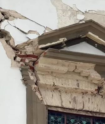 Califican con "etiqueta roja" la histórica Basílica de Santa Teresa por grave riesgo de colapso tras sismos